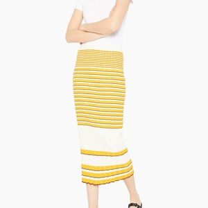NWT THEORY RIB PENCIL SKIRT